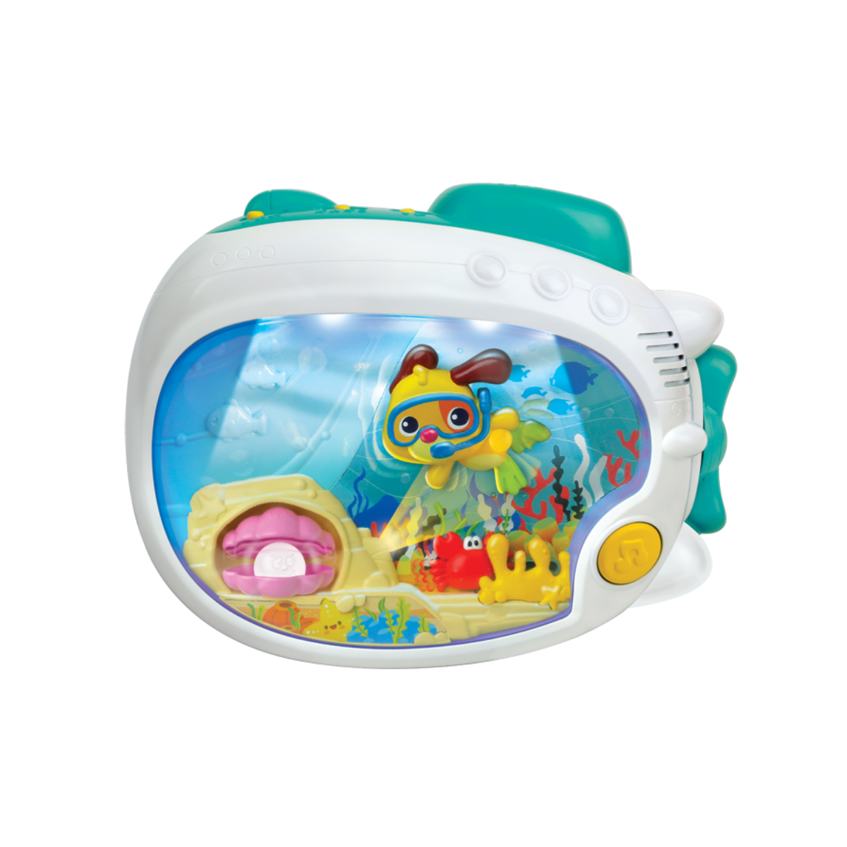 Winfun 3-in-1 Soothing Seas Nightlight, Music Box, Projector & Calming Lullaby Light for Babies 0+ Months