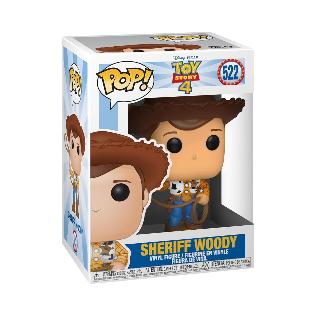 Funko Pop Disney Pixar Toy Story 4 Woody Vinyl Figure Collectable Toy For Kids & Adults Ages 3+
