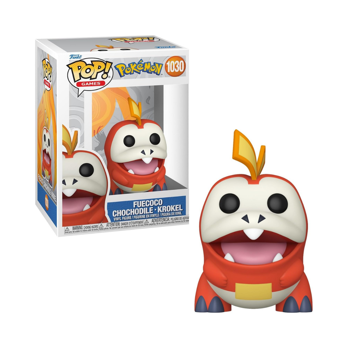 Funko Pop! Games: Pokemon - Fuecoco - Collectable Vinyl Figure - Gift Idea - Official Merchandise - Toys for Kids & Adults - Video Games Fans - Model Figure for Collectors and Display