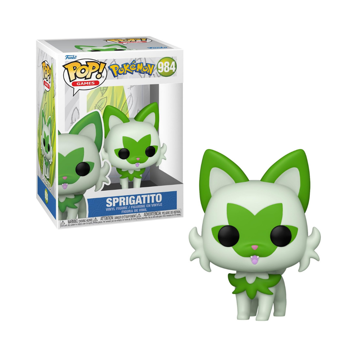 Funko Pop! Games: Pokemon - Sprigatito - Collectable Vinyl Figure - Gift Idea - Official Merchandise - Toys for Kids & Adults - Video Games Fans - Model Figure for Collectors and Display