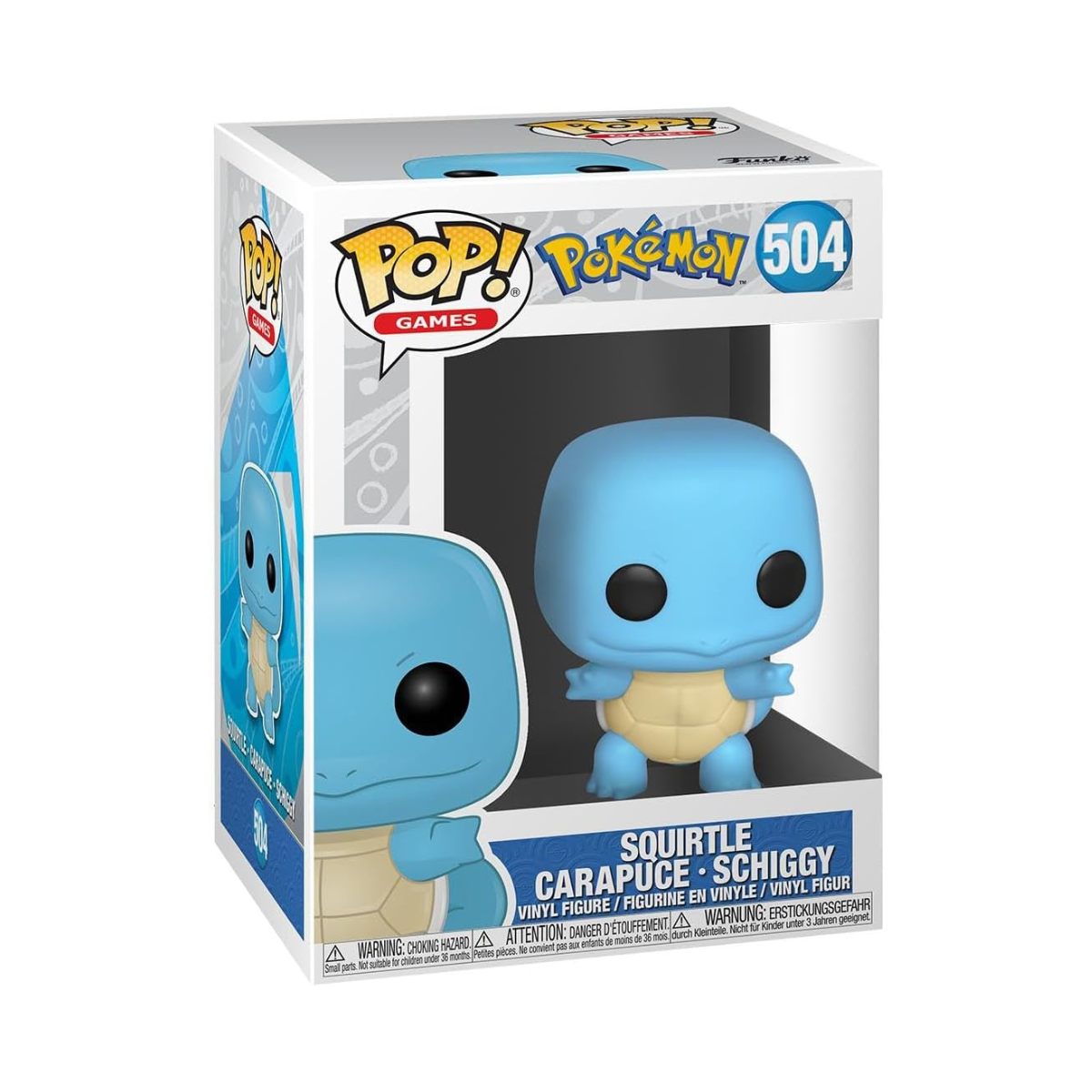 Funko Pop Games Pokemon Squirtle Vinyl Figure Collectable Toy For Kids & Adults Ages 3+