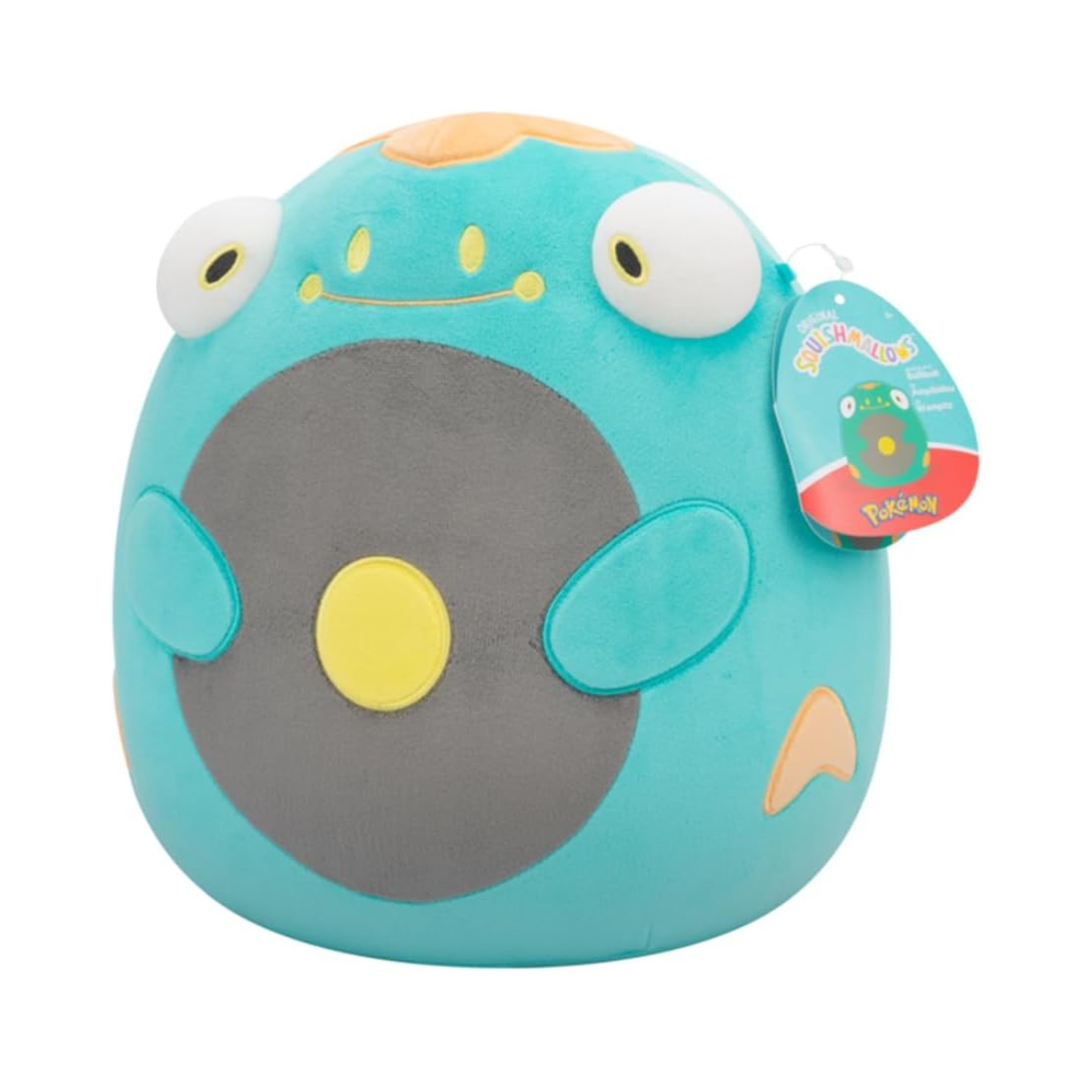 Pokémon Squishmallows Bellibolt Plush Soft Toy 10-Inch, Official Pokémon Cuddle Toy, Ultra-Soft Collectible Gift for Kids & Fans of All Ages