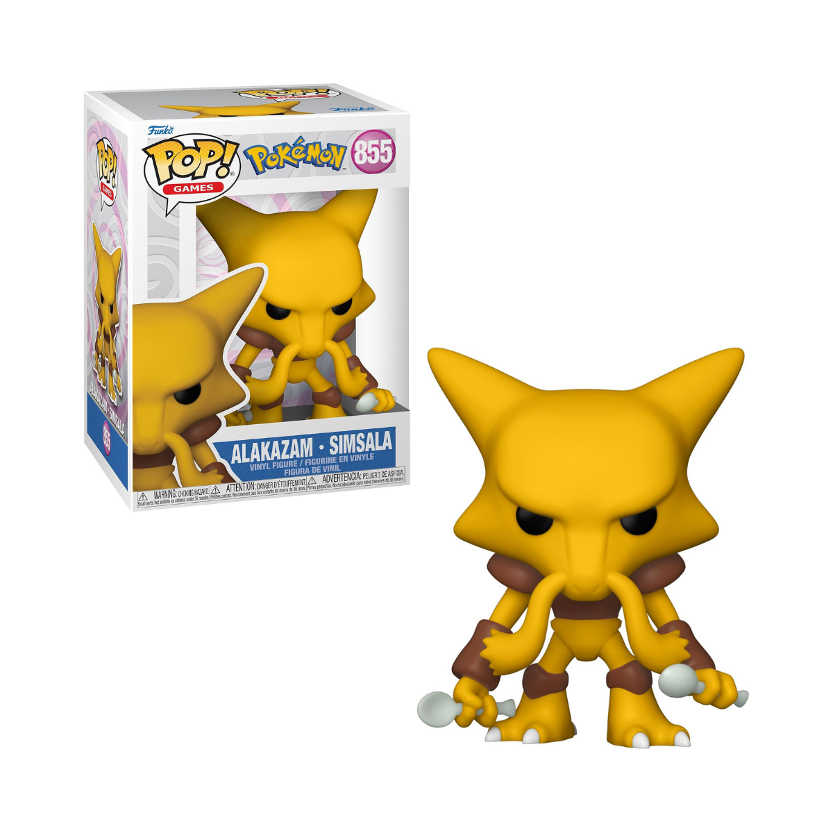 Funko Pop! Games: Pokemon - Alakazam - Collectable Vinyl Figure - Gift Idea - Official Merchandise - Toys for Kids & Adults - Video Games Fans - Model Figure for Collectors and Display