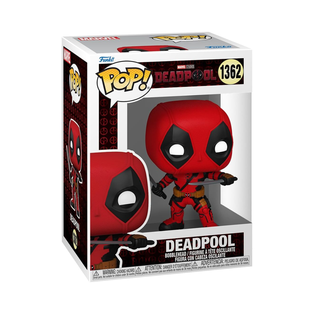 Funko Pop Marvel Deadpool Collectable Vinyl Figure for Kids & Adults Collectors Display Toy Gift Idea Ages 3+