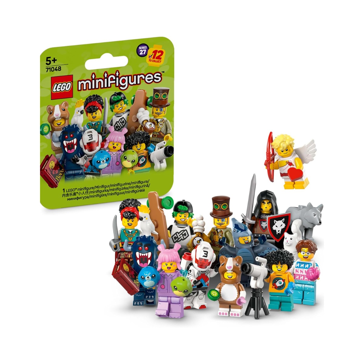 LEGO Minifigures Series 27 71048 Surprise Minifigure Collectible, Building Toy for Kids 5+ Boys Mystery Figure Series 27