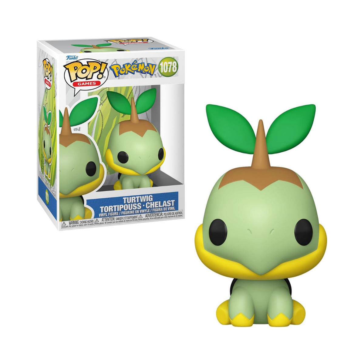 Funko Pop! Games: Pokemon - Turtwig - Collectable Vinyl Figure - Gift Idea - Official Merchandise - Toys for Kids & Adults - Video Games Fans - Model Figure for Collectors and Display