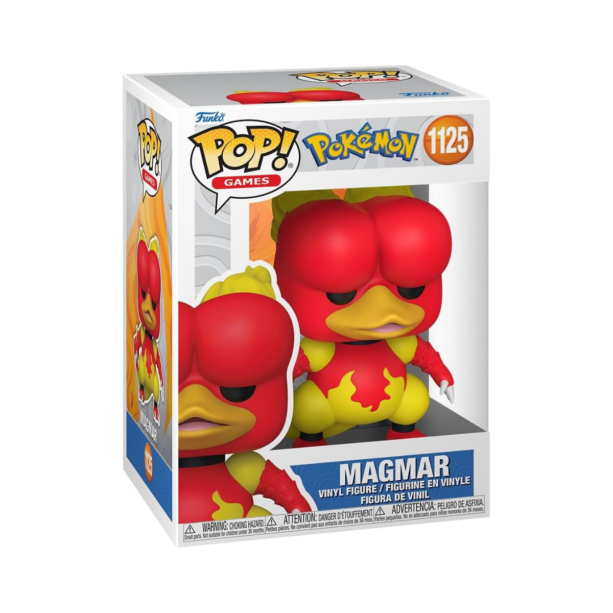 Funko Pop! Games: Pokemon - Magmar - Collectable Vinyl Figure - Gift Idea - Official Merchandise - Toys for Kids & Adults - Video Games Fans - Model Figure for Collectors and Display