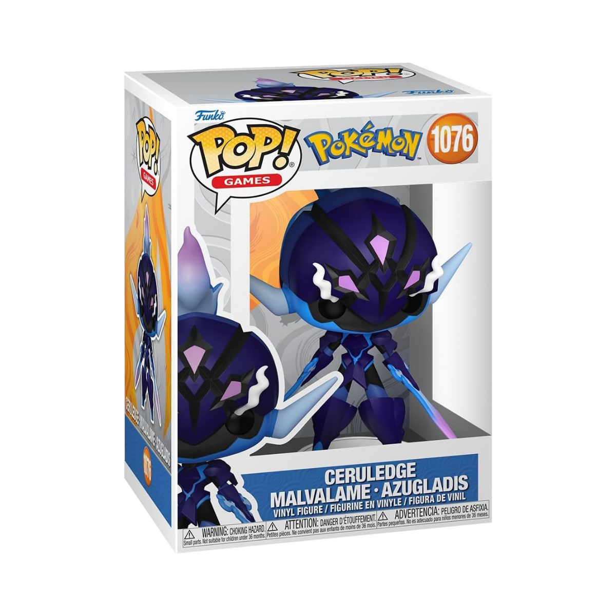 Funko Pop! Games: Pokemon - Ceruledge - Collectable Vinyl Figure - Gift Idea - Official Merchandise - Toys for Kids & Adults - Video Games Fans - Model Figure for Collectors and Display