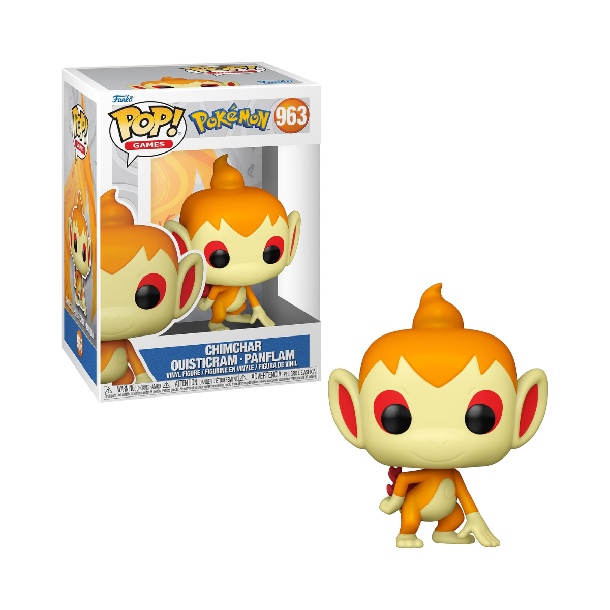 Funko Pop! Games: Pokemon - Chimchar - Collectable Vinyl Figure - Gift Idea - Official Merchandise - Toys for Kids & Adults - Games Fans - Model Figure for Collectors and Display