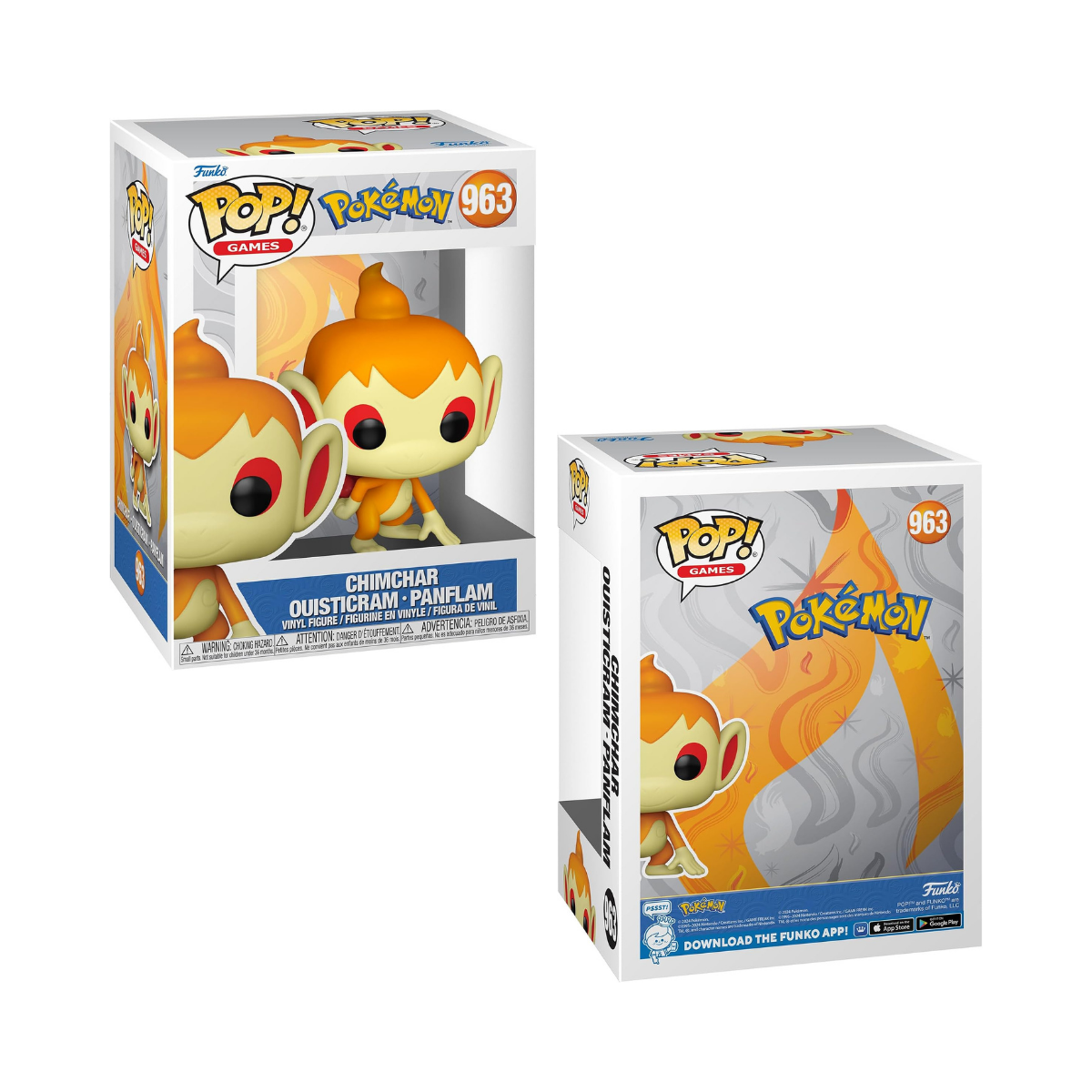 Funko Pop! Games: Pokemon - Chimchar - Collectable Vinyl Figure - Gift Idea - Official Merchandise - Toys for Kids & Adults - Games Fans - Model Figure for Collectors and Display