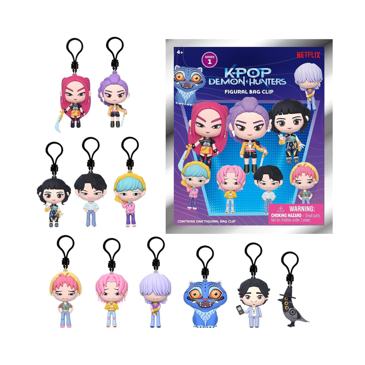 Monogram: K-Pop Demon Hunter 3D Foam Bag Clip Series 1