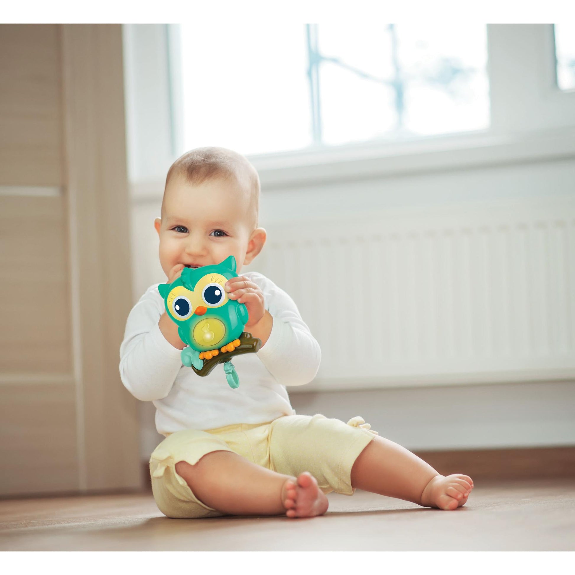 Winfun 3-in-1 Woodland Friends Soothing Mobile, Musical Crib Mobile, Stroller Toy & Light-Up Owl Pal for Babies 0+ Months