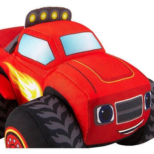 Mattel Blaze Plush Vehicles, 3 Designs CJJ49-Assorted, Soft Toy for Boys 3+, Social and Emotional Development Toy