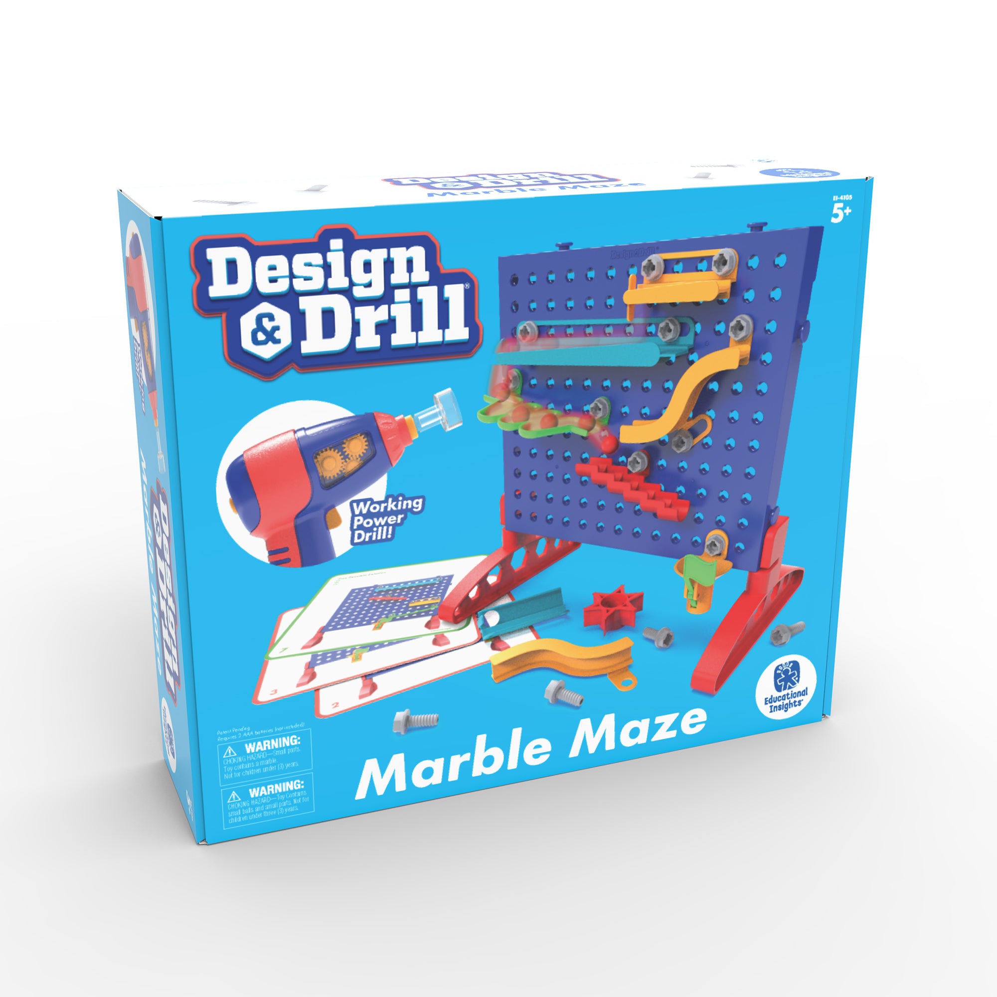 Learning Resources Design & Drill Marble Maze, STEM Construction Toy