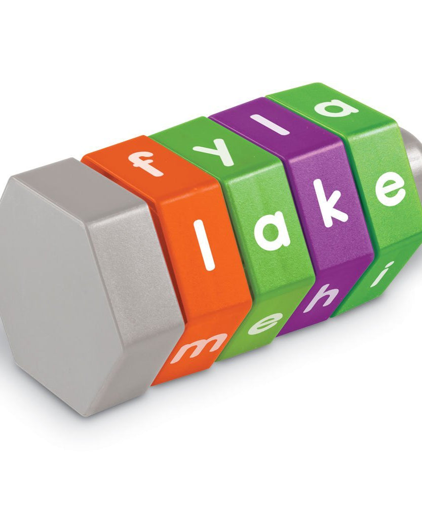 Learning Resources Word Construction, Hands-On Literacy Tool, Encourages Early Word Building & Spelling, Includes Activity Guide, Learning Resources