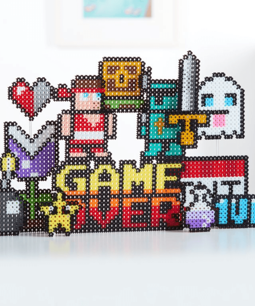 خيارات الشخصيات Simbrix Connect & Wow Game On Pack مع أكثر من 2500 بريكس، لعبة بناء Pixel Arts and Crafts ثنائية وثلاثية الأبعاد، لعبة بناء STEAM إبداعية وخيالية للأولاد والبنات من سن 5 سنوات فما فوق