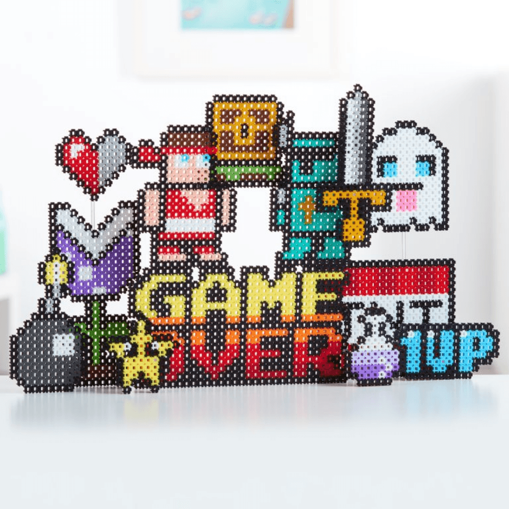 خيارات الشخصيات Simbrix Connect & Wow Game On Pack مع أكثر من 2500 بريكس، لعبة بناء Pixel Arts and Crafts ثنائية وثلاثية الأبعاد، لعبة بناء STEAM إبداعية وخيالية للأولاد والبنات من سن 5 سنوات فما فوق