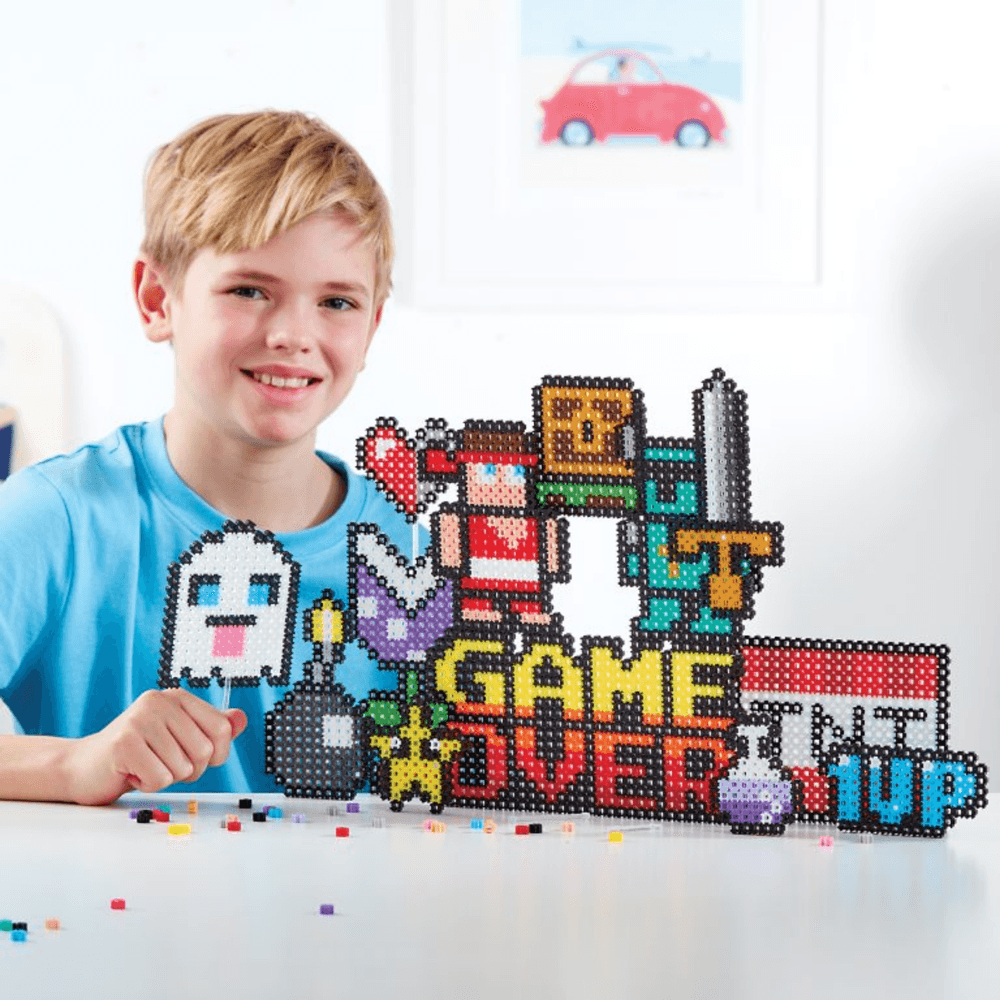 خيارات الشخصيات Simbrix Connect & Wow Game On Pack مع أكثر من 2500 بريكس، لعبة بناء Pixel Arts and Crafts ثنائية وثلاثية الأبعاد، لعبة بناء STEAM إبداعية وخيالية للأولاد والبنات من سن 5 سنوات فما فوق