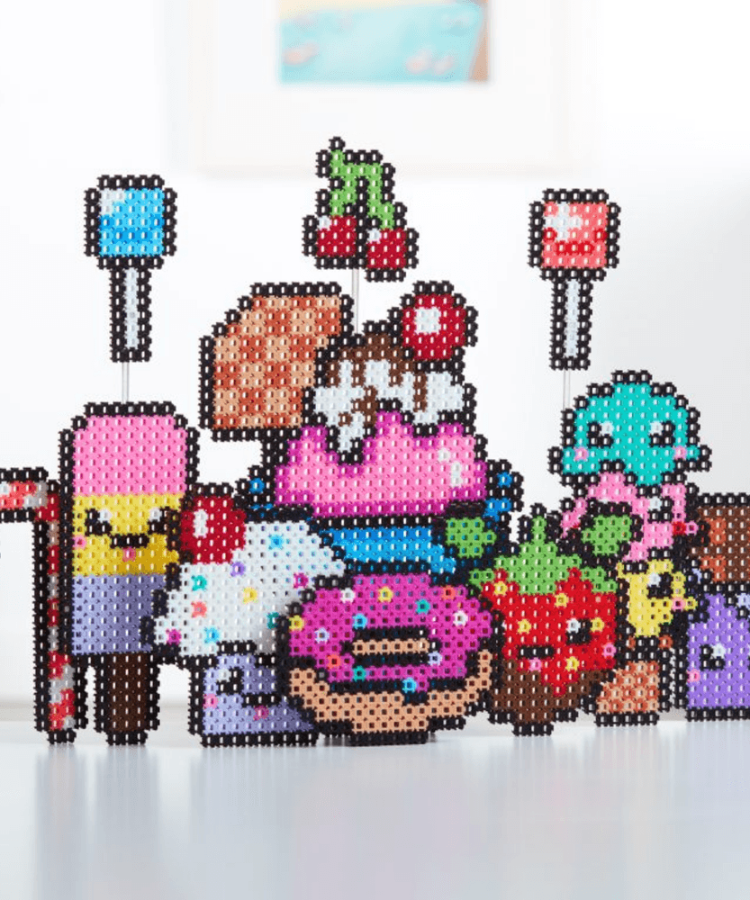 Character Options Simbrix Connect & Wow So Sweet Pack with 2500+ brix, 2D & 3D Pixel Arts and Crafts Construction Toy, Creative & Imaginative STEAM Building Toy for Boys & Girls Ages 5+