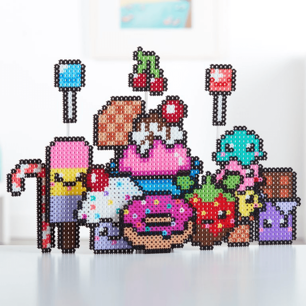 Character Options Simbrix Connect & Wow So Sweet Pack with 2500+ brix, 2D & 3D Pixel Arts and Crafts Construction Toy, Creative & Imaginative STEAM Building Toy for Boys & Girls Ages 5+