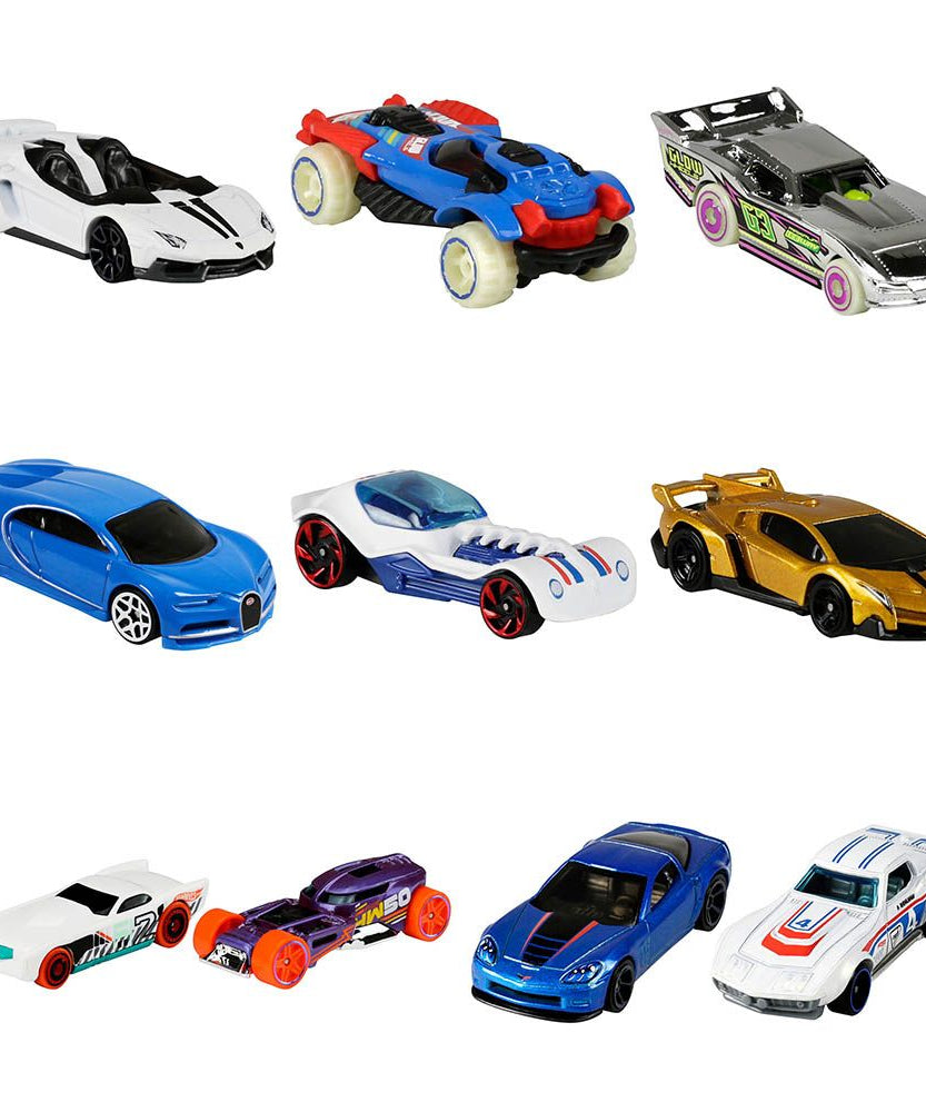 Hot Wheels 2-Pack Die-Cast Cars, 1:64 Scale Vehicles, Instant Starter Collection for Racing and Collecting, Styles May Vary