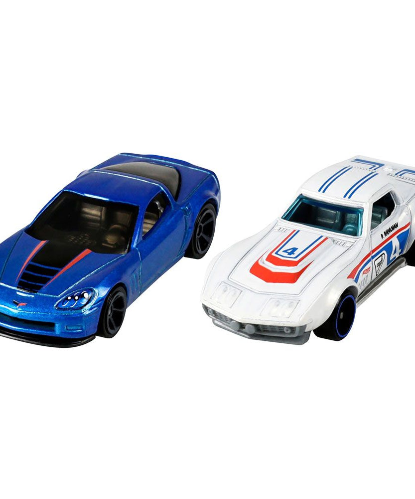 Hot Wheels 2-Pack Die-Cast Cars, 1:64 Scale Vehicles, Instant Starter Collection for Racing and Collecting, Styles May Vary