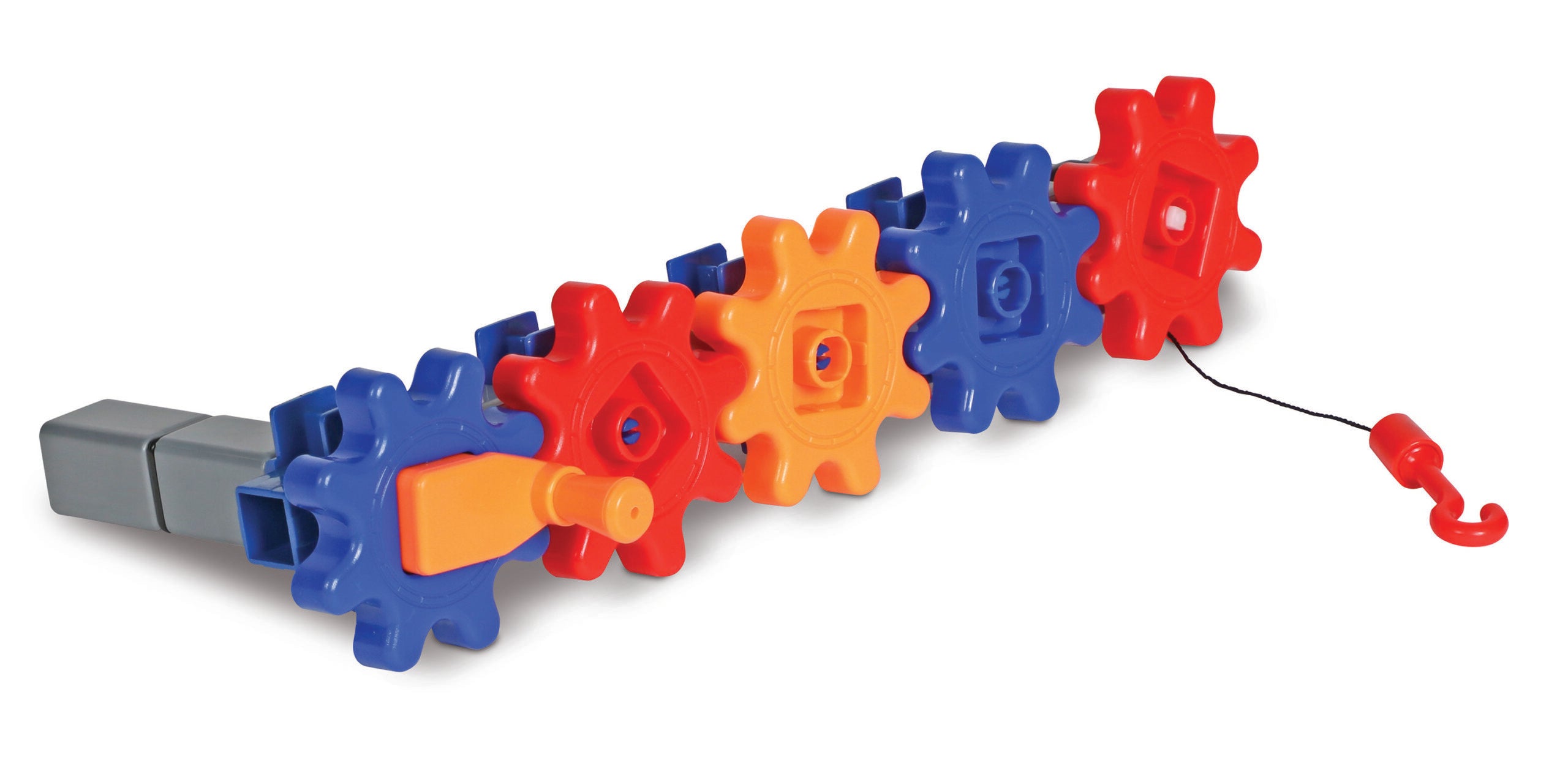 مجموعة بناء STEM Explorers Machine Makers من Learning Resources، مكونة من 50 قطعة للأطفال، ألعاب هندسية، اصنع آلاتك الخاصة، للأعمار من 5 سنوات فما فوق، تتضمن بطاقات أنشطة