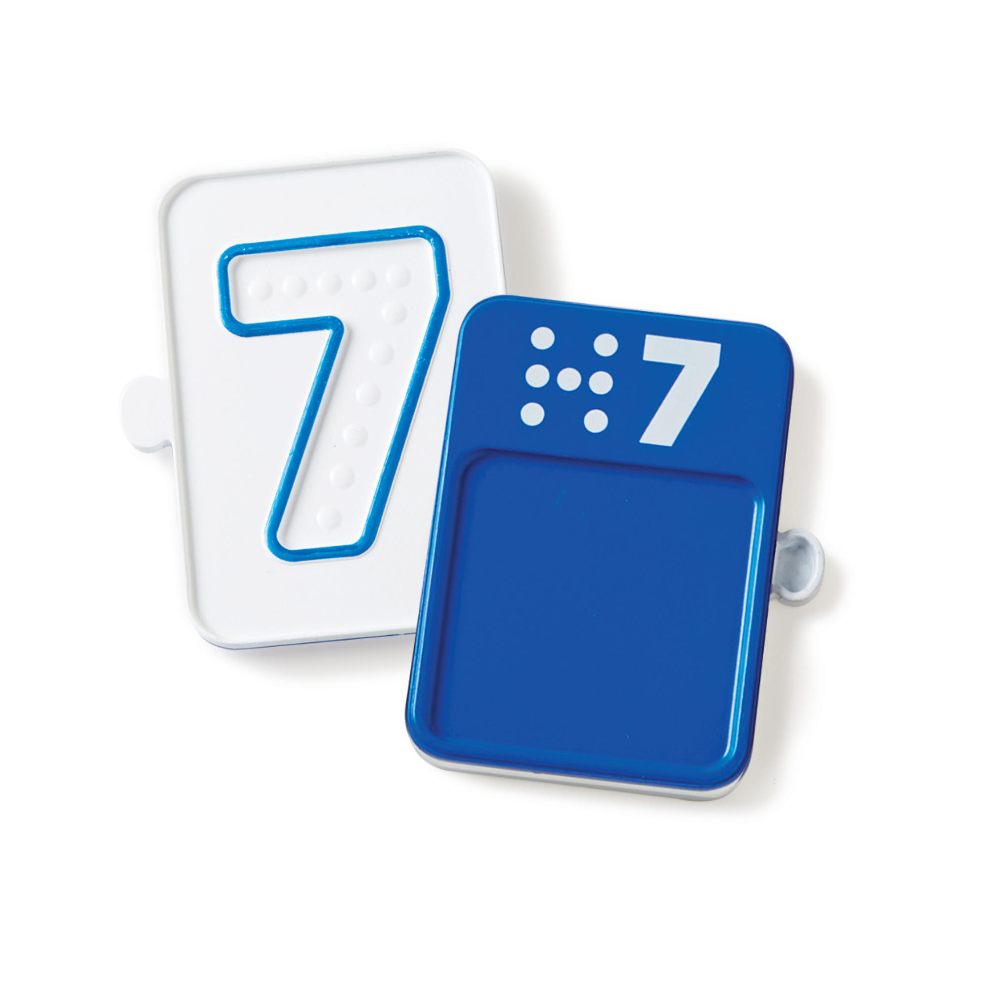 صواني الأرقام الحسية من Learning Resources، 10 ألواح تتبع الأصابع ذات الوجهين للعد وتكوين الأرقام، مصنوعة من البلاستيك المعاد تدويره، مناسبة للأعمار من 3 سنوات فما فوق