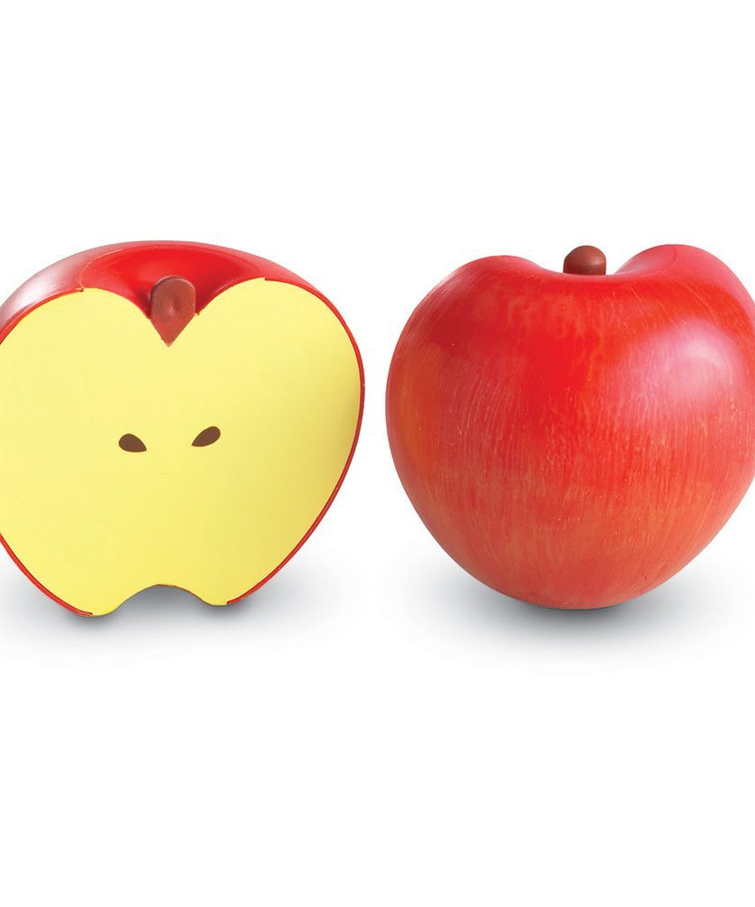 Learning Resources Magnetic Apple Fractions, Hands-On Learning Tool for Teaching Fractions, Equivalencies, and Basic Math Concepts