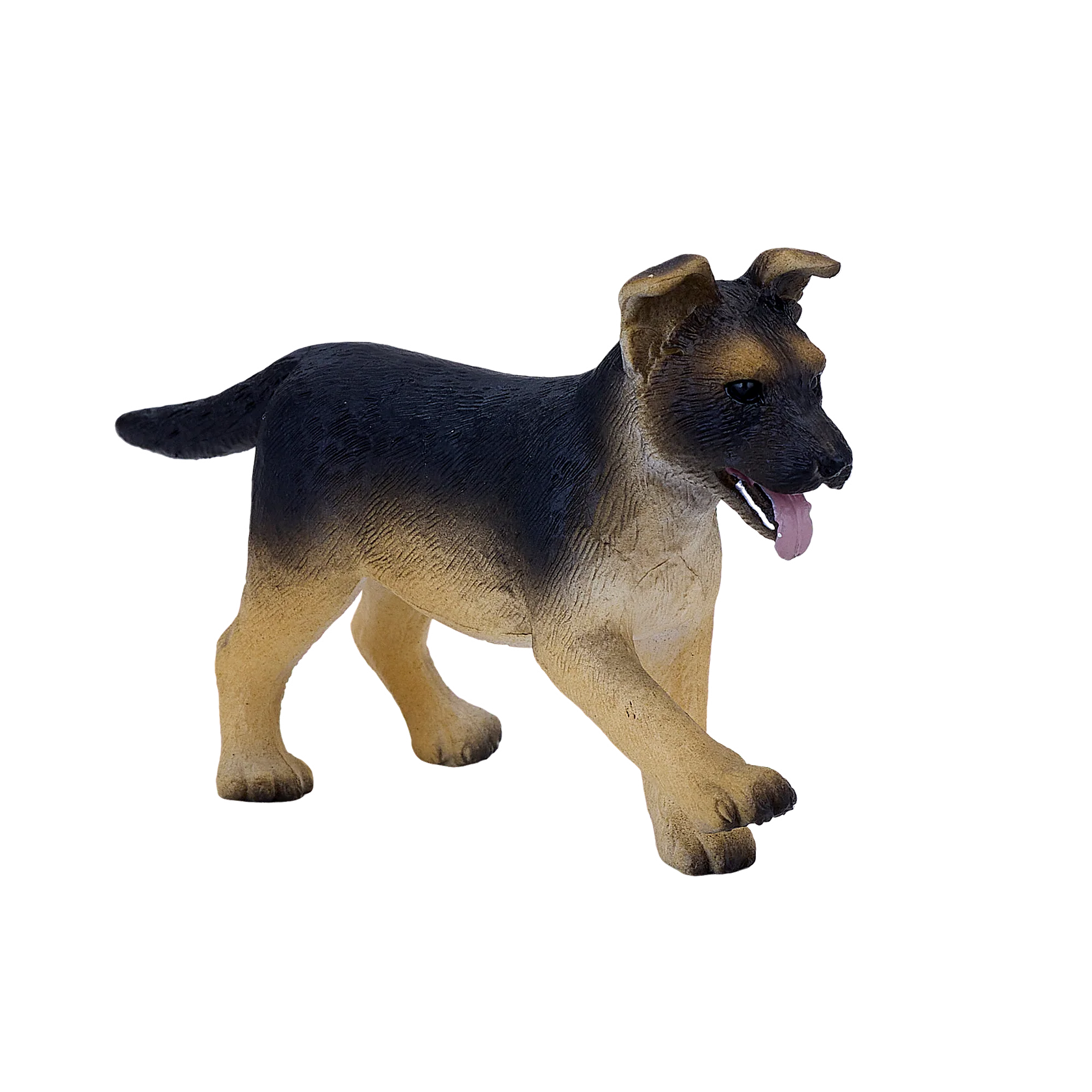 Mojo German Shepherd Puppy Small Animal Figure Toy, Lifelike Dog Collectible for Children