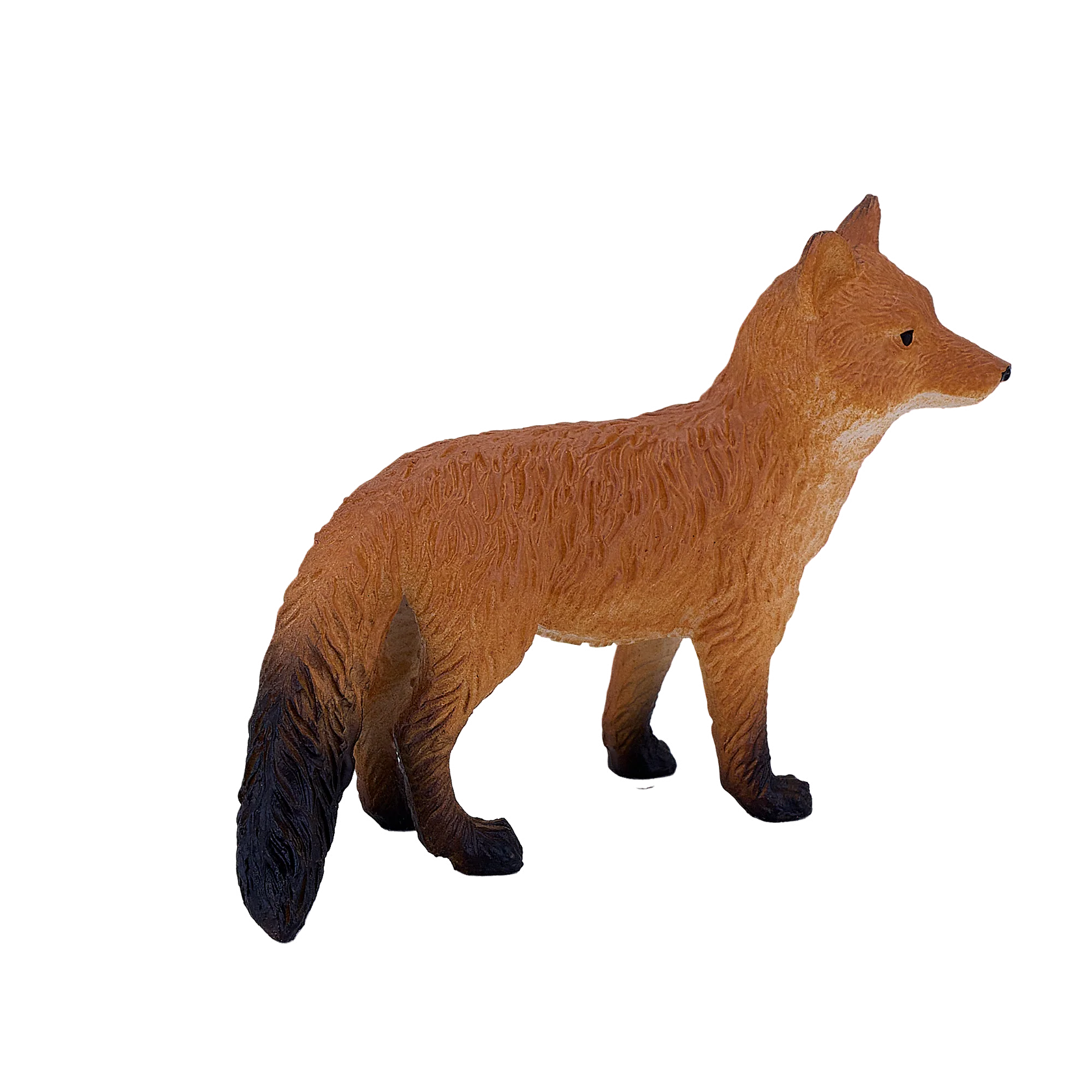 Mojo Red Fox Small Animal Figure Toy, Realistic Forest Wildlife Collectible for Kids