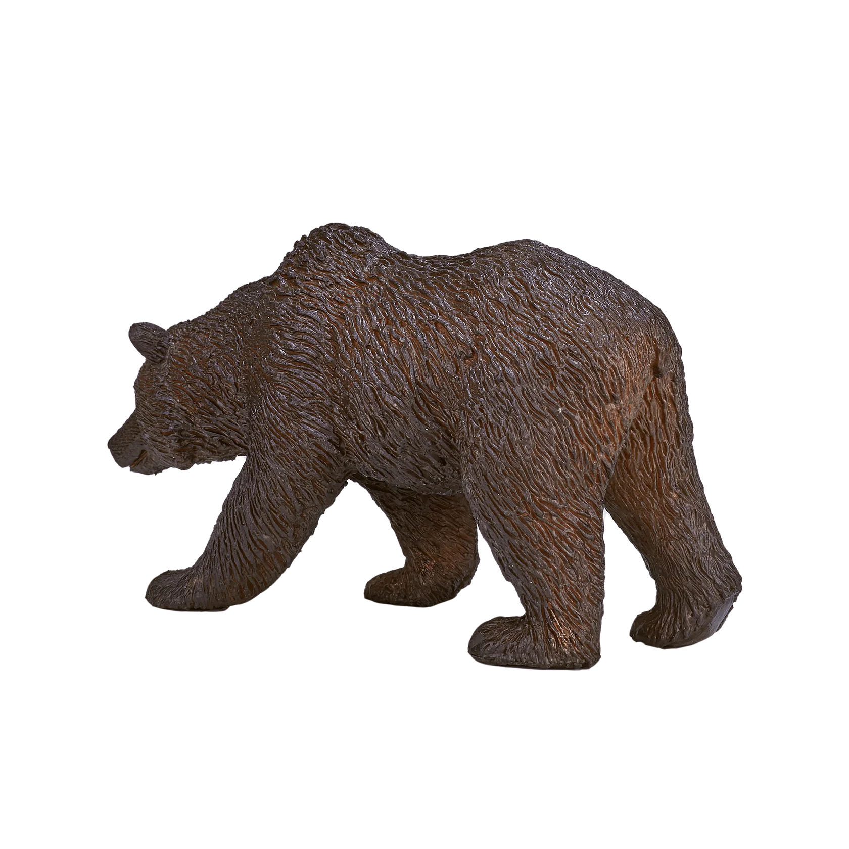 Mojo Grizzly Bear Large Animal Figure Toy, Realistic Forest Wildlife Collectible for Kids