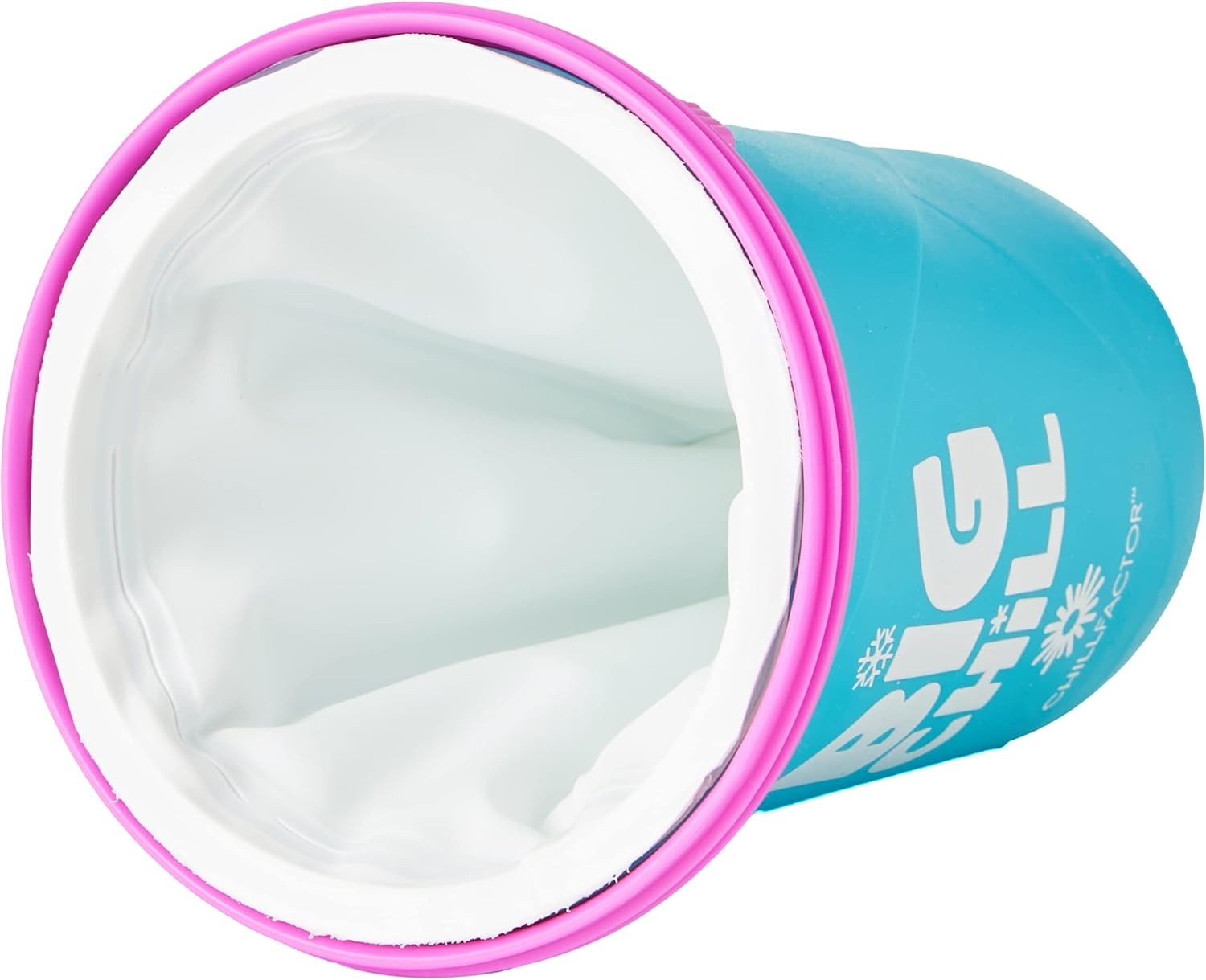 ChillFactor Slushy Maker Blue, Reusable Frozen Drink Cup for Making Slushies in Seconds, Fun Kitchen Toy for Kids Aged 6+