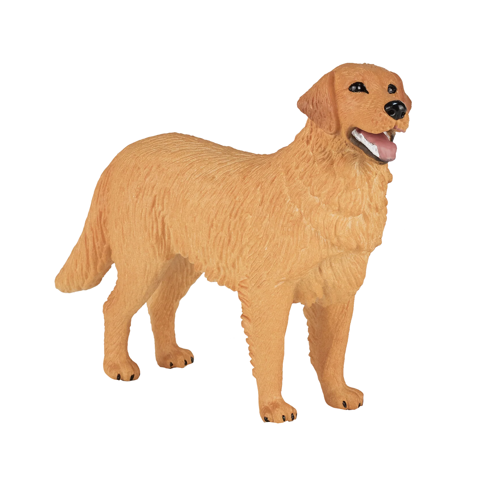 Mojo Golden Retriever Medium Animal Figure Toy, Realistic Pet Collectible for Kids