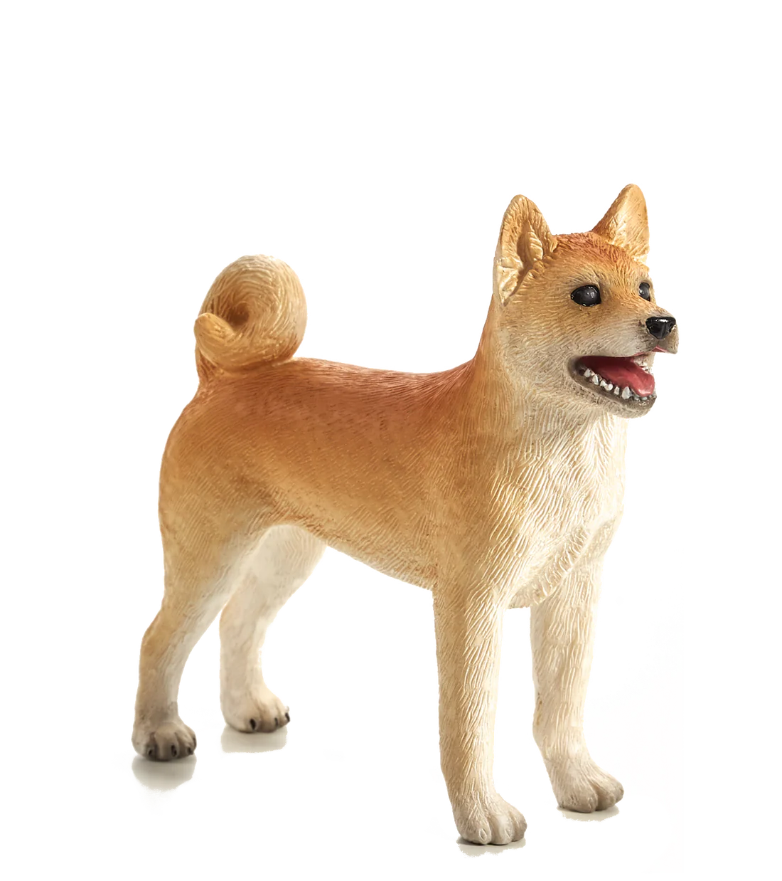 Mojo Shiba Inu Medium Animal Figure Toy, Realistic Dog Collectible for Kids