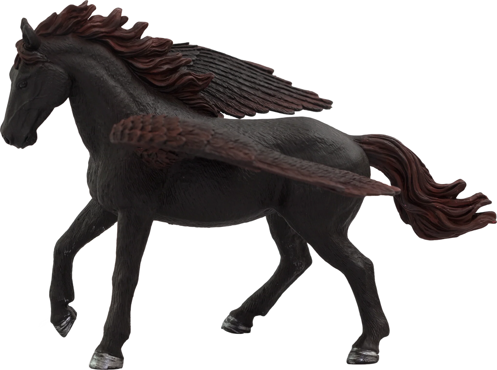 Black Pegasus XXL Fantasy Animal Figure Toy, Magical Collectible for Kids