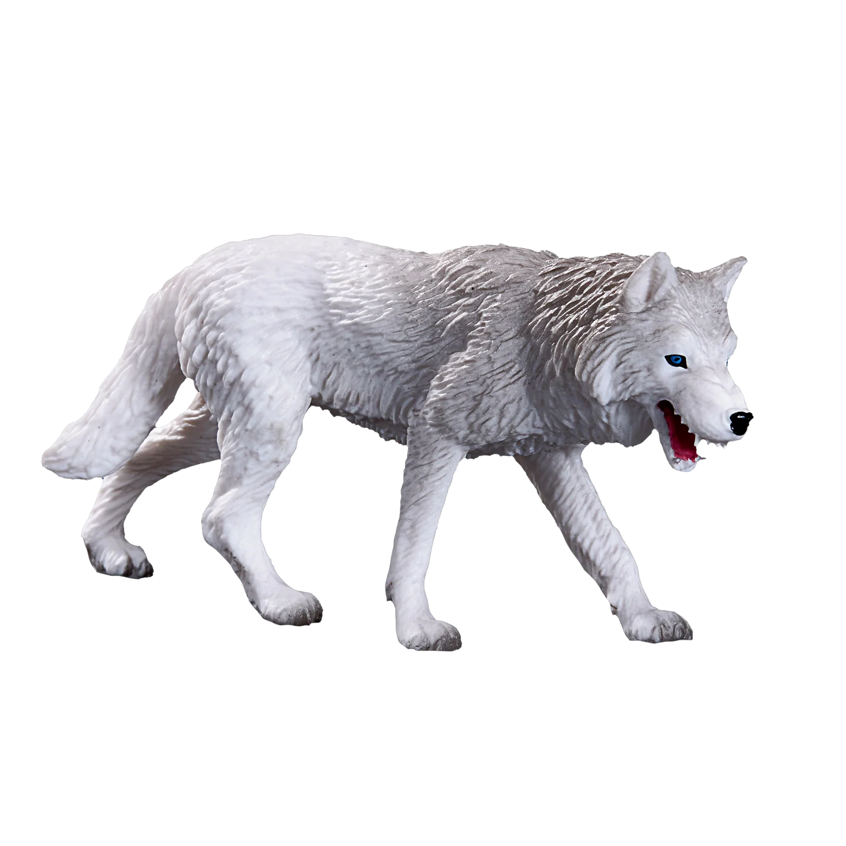 Mojo Arctic Wolf Medium Animal Figure Toy, Realistic Wildlife Collectible for Kids