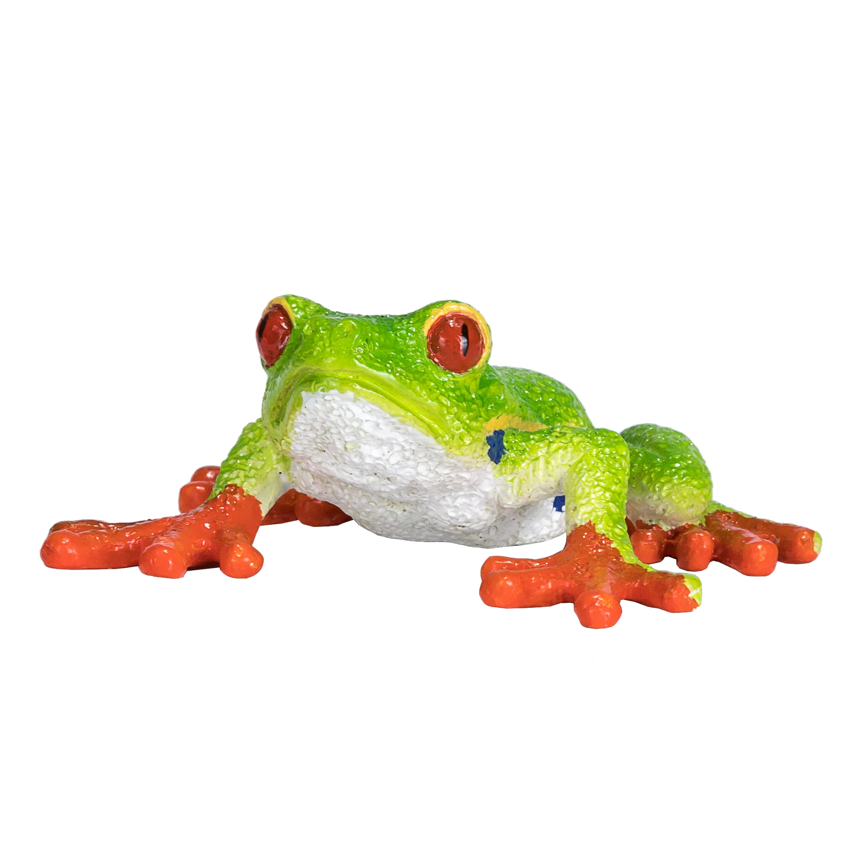 Mojo Red Eyed Tree Frog Medium Animal Figure Toy, Realistic Amphibian Collectible for Kids