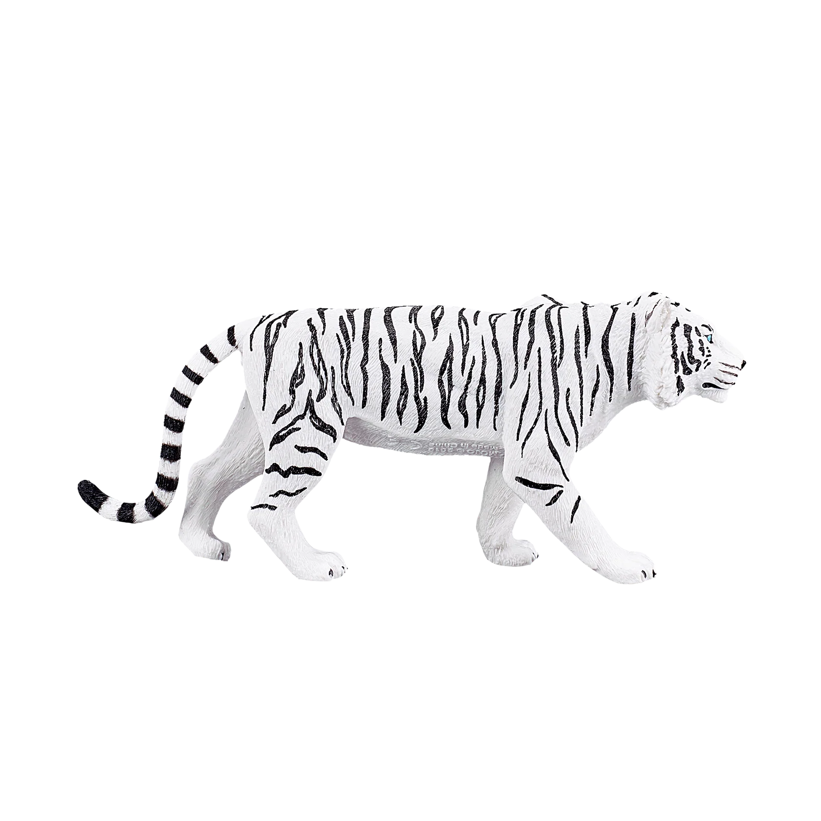 Mojo White Tiger XL Animal Figure Toy, Realistic Jungle Wildlife Collectible for Kids