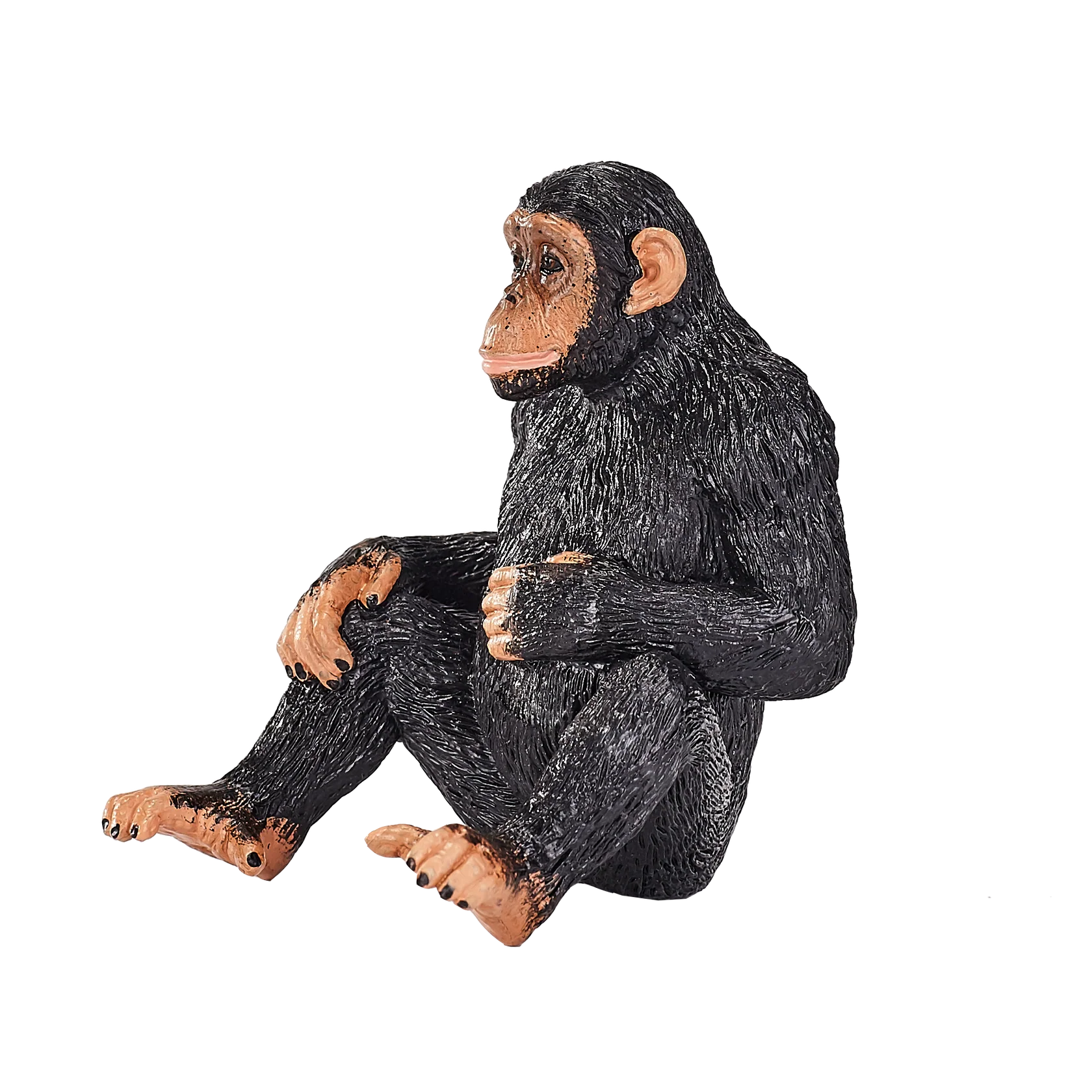 Mojo Chimpanzee Large Animal Figure Toy, Realistic Jungle Wildlife Collectible for Kids