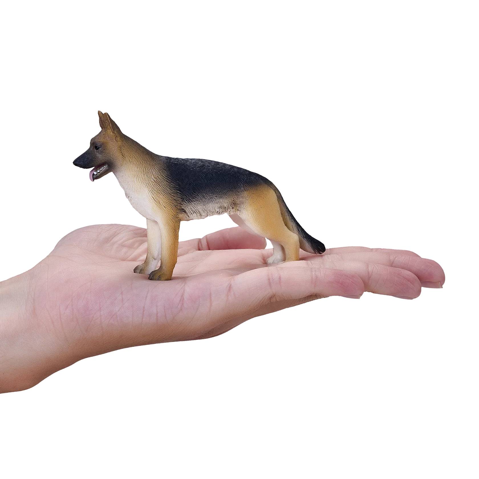 Mojo German Shepherd Medium Animal Figure Toy, Realistic Dog Collectible for Kids