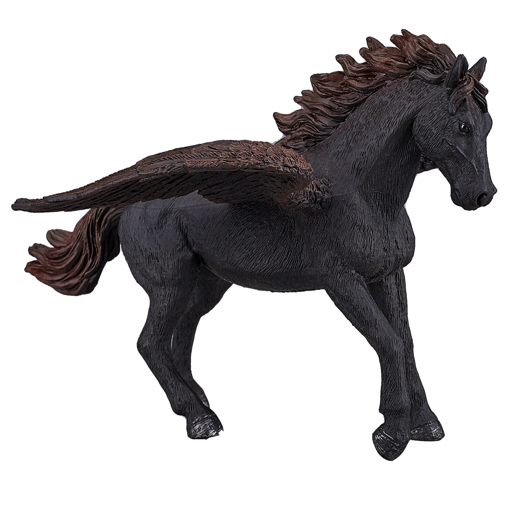 Black Pegasus XXL Fantasy Animal Figure Toy, Magical Collectible for Kids