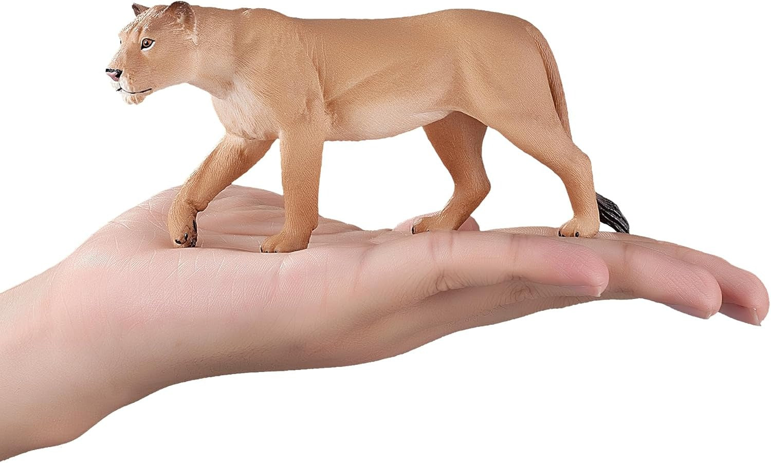 Mojo Lioness Large Animal Figure Toy, Realistic Safari Animal Collectible for Kids
