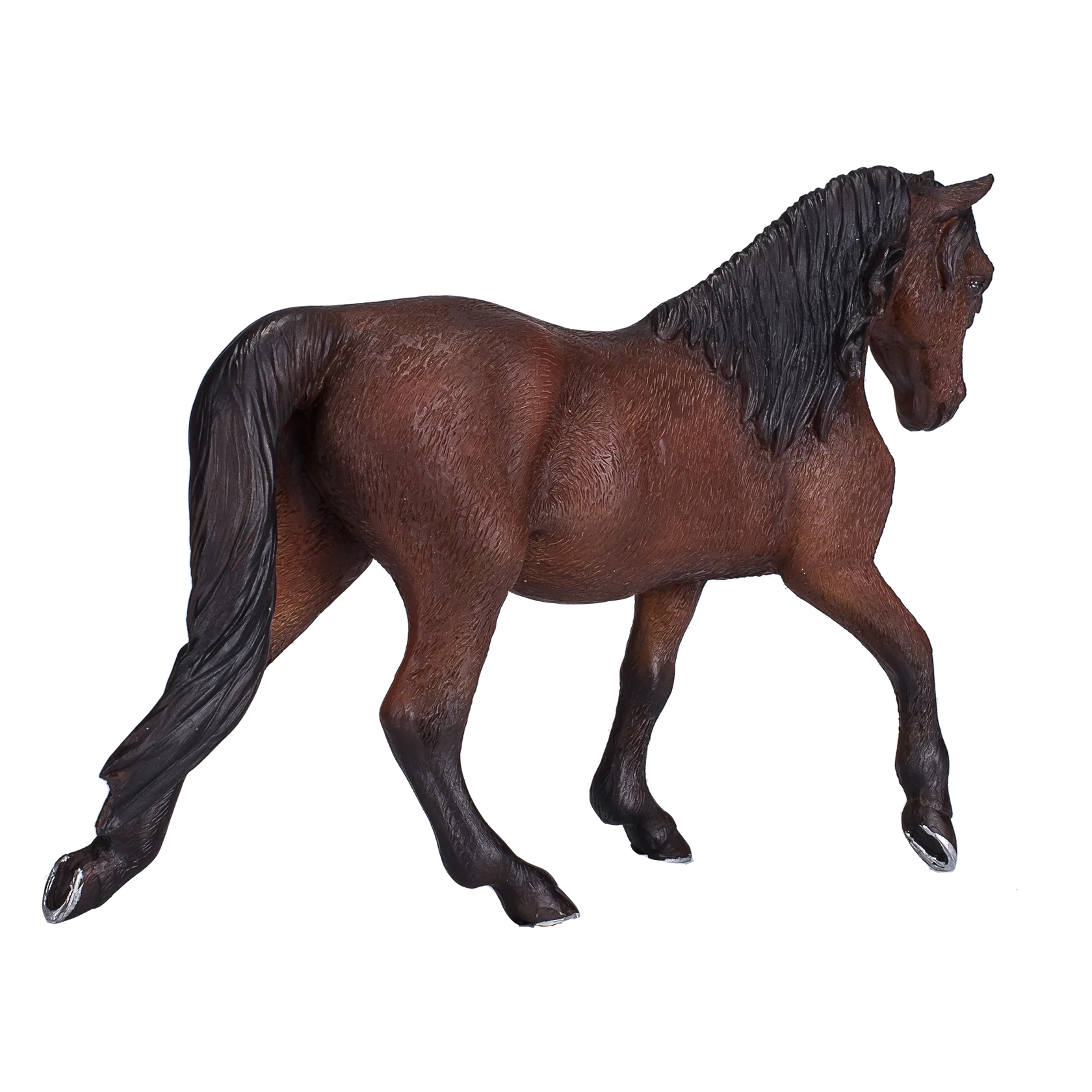 Mojo Morgan Stallion Bay XL Animal Figure Toy, Realistic Horse Collectible for Kids