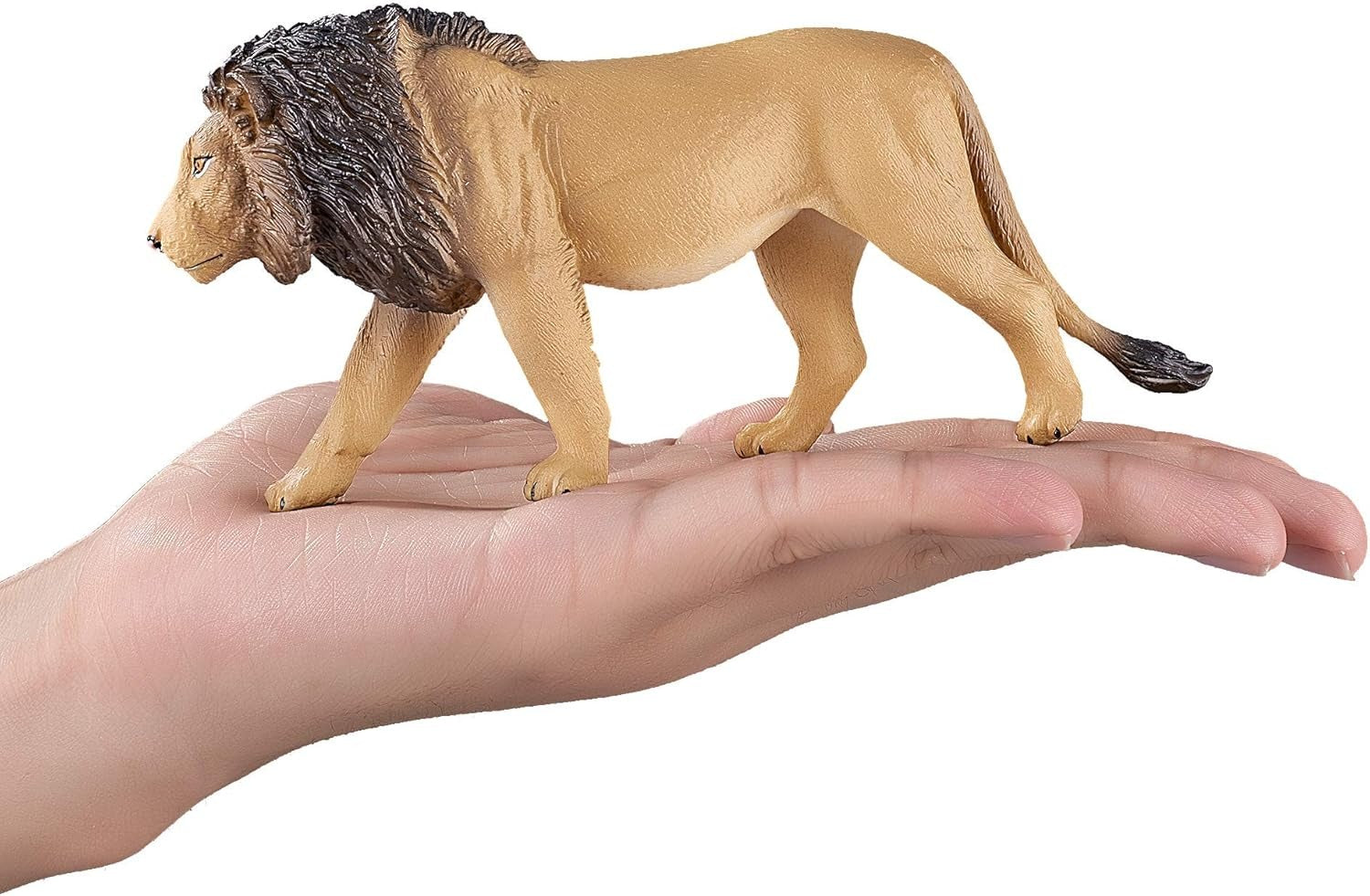 Mojo Lion Male Large Animal Figure Toy, Realistic Safari Collectible for Kids