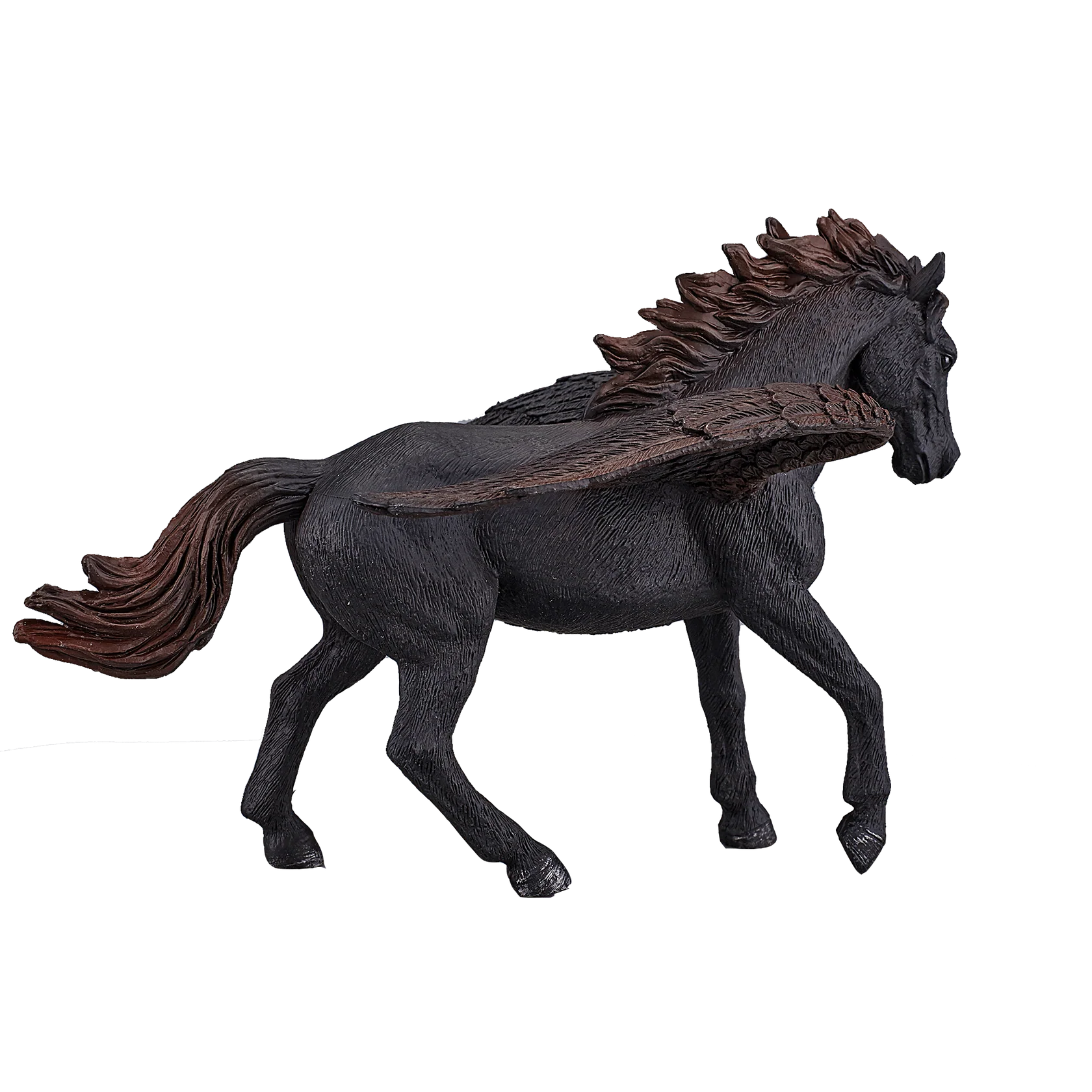 Black Pegasus XXL Fantasy Animal Figure Toy, Magical Collectible for Kids