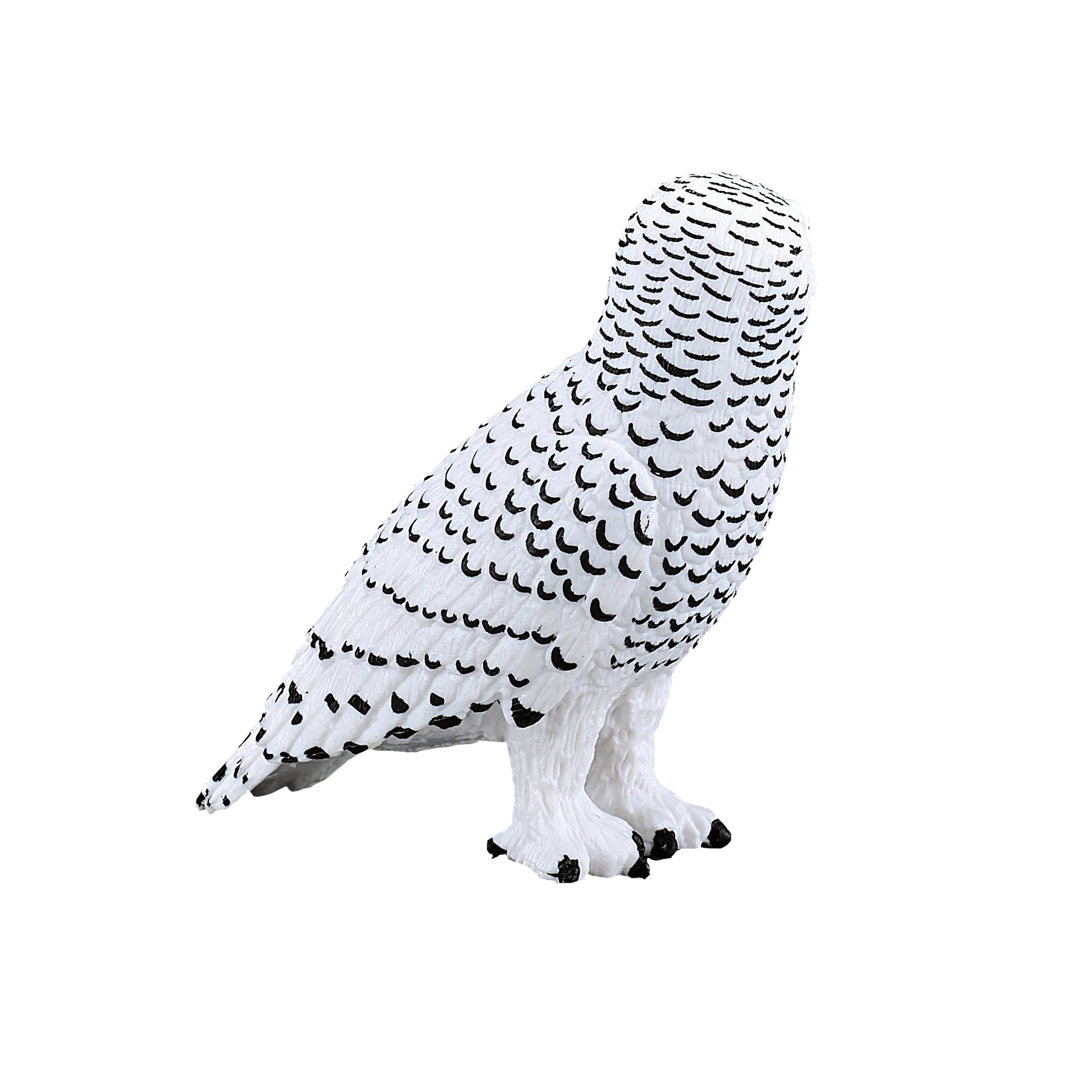 Mojo Snowy Owl Medium Animal Figure Toy, Realistic Arctic Bird Collectible for Kids
