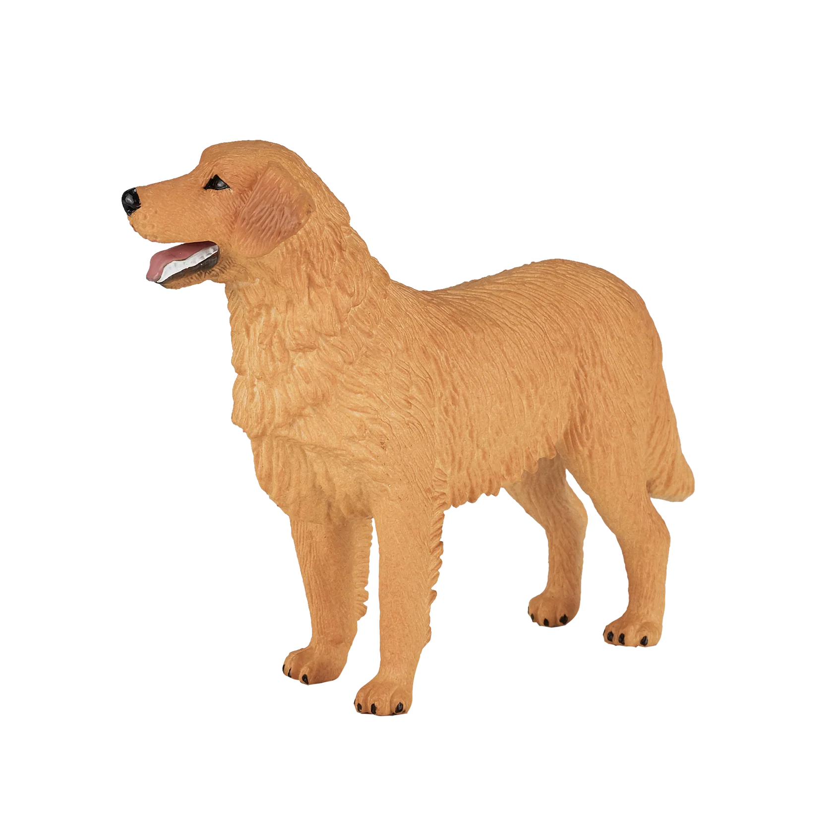 Mojo Golden Retriever Medium Animal Figure Toy, Realistic Pet Collectible for Kids