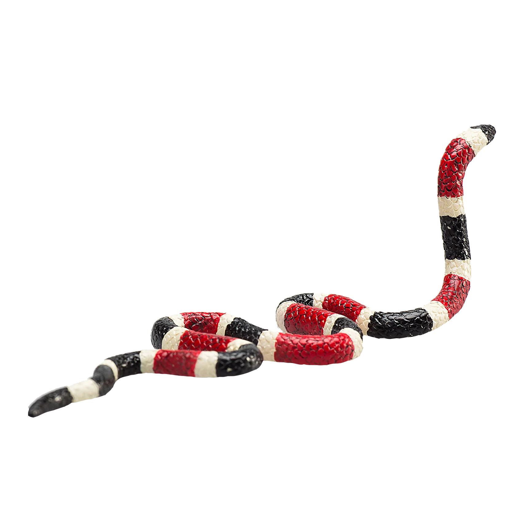 Mojo Coral Snake Medium Animal Figure Toy, Realistic Reptile Collectible for Kids
