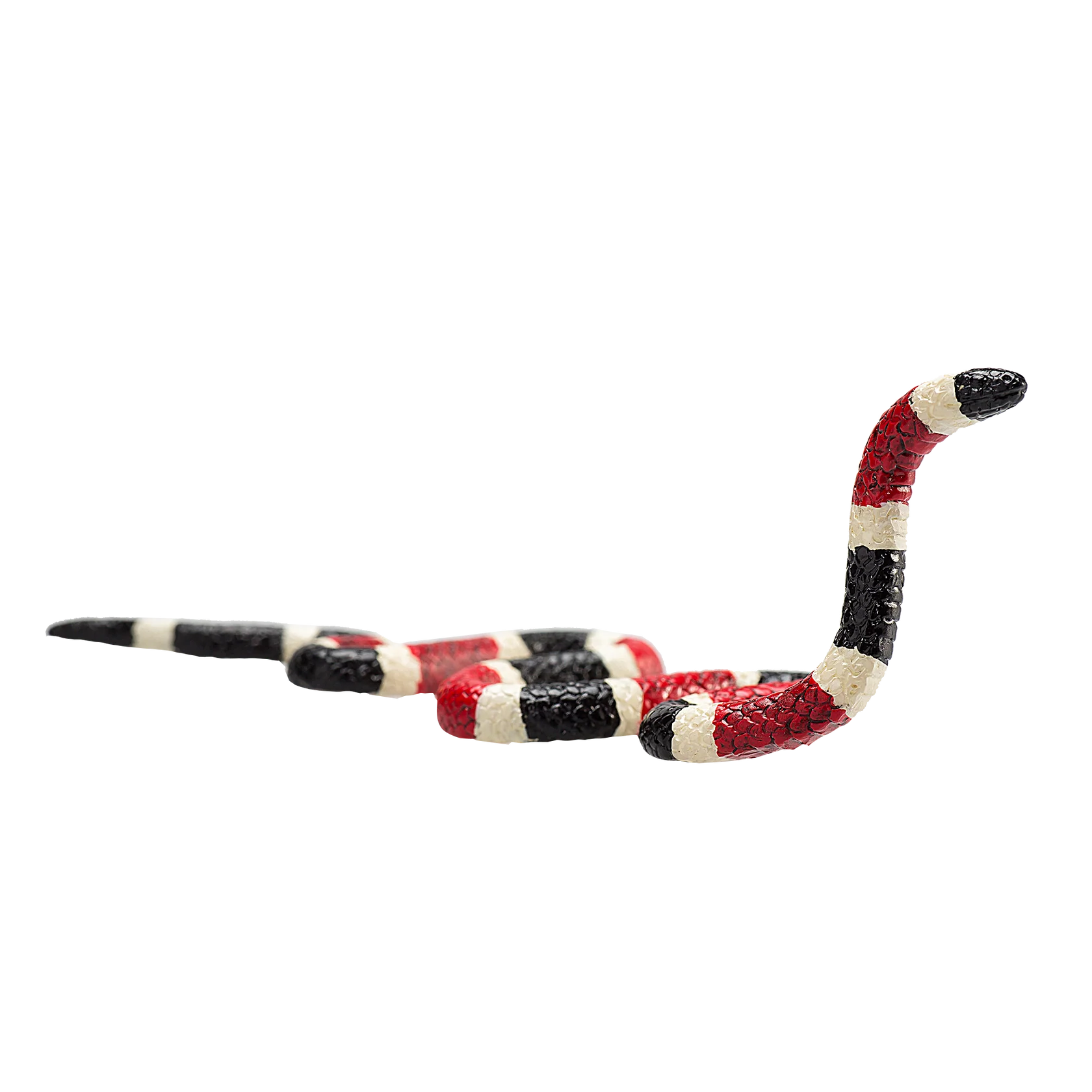 Mojo Coral Snake Medium Animal Figure Toy, Realistic Reptile Collectible for Kids